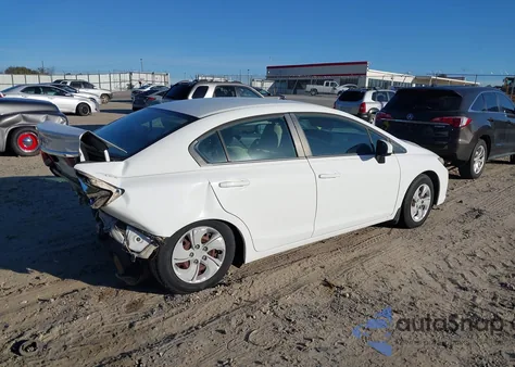 2014 Honda Civic Lx из США, поврежденный, VIN 19XFB2F57EE059290